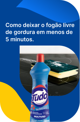 Como deixar o fogão livre de gordura em menos de 5 minutos.